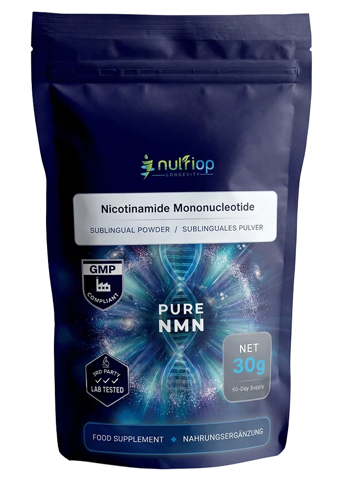 Nutriop® Pure NMN Sublingual Powder - Direct NAD+ Precursor (30g)