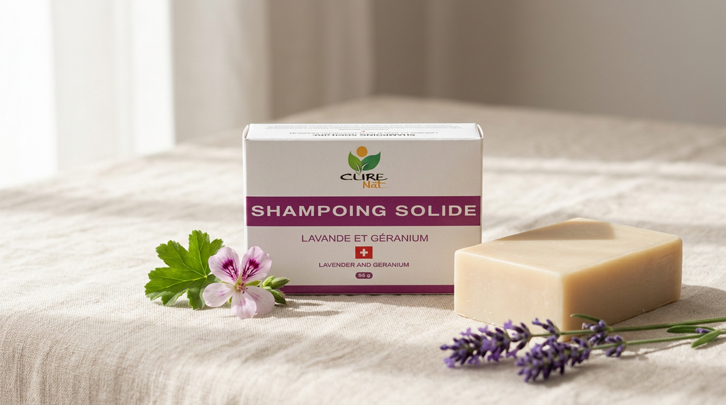 Shampoing Solide Lavande et Géranium