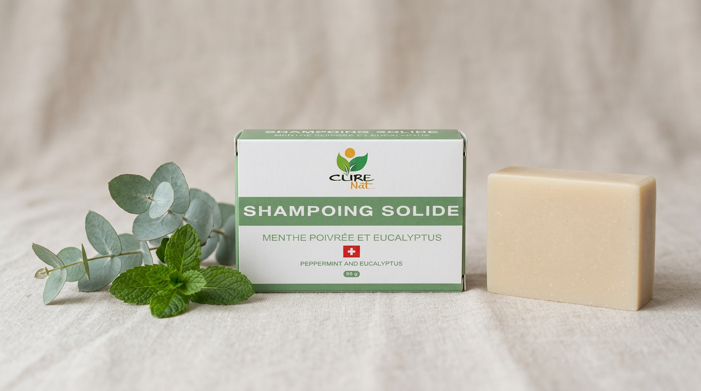 Solid Shampoo Bar – Peppermint & Eucalyptus